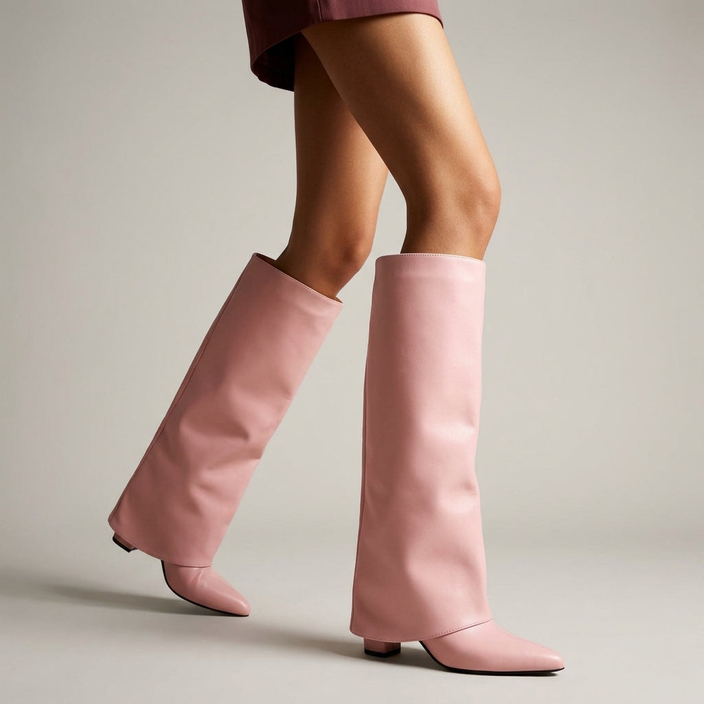 Women's Leather Knee-High Boots Orthopedic Style – Verona