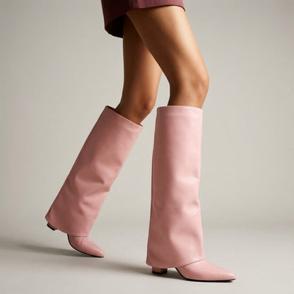 Women's Leather Knee-High Boots Orthopedic Style – Verona