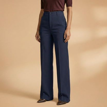 Women's Tailored Trousers High Waisted Stretch Blend Fit – Valentina