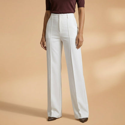 Women's Tailored Trousers High Waisted Stretch Blend Fit – Valentina