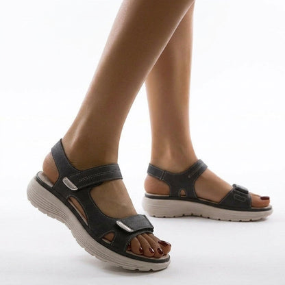 Orthopedic Walking Sandals Leather Arch Support – Siena