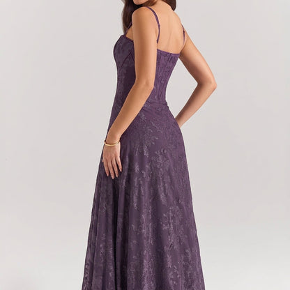 Floral Chiffon Dress for Women With Spaghetti Straps – Marielle