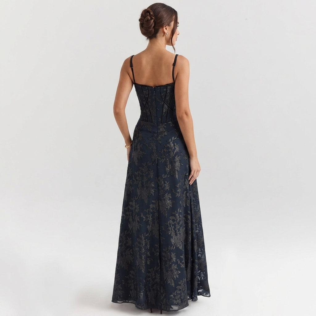 Floral Chiffon Dress for Women With Spaghetti Straps – Marielle