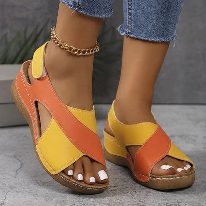 Orthopedic Sport Sandals Open Toe Cushioned Footbed Adjustable Straps – Marlow