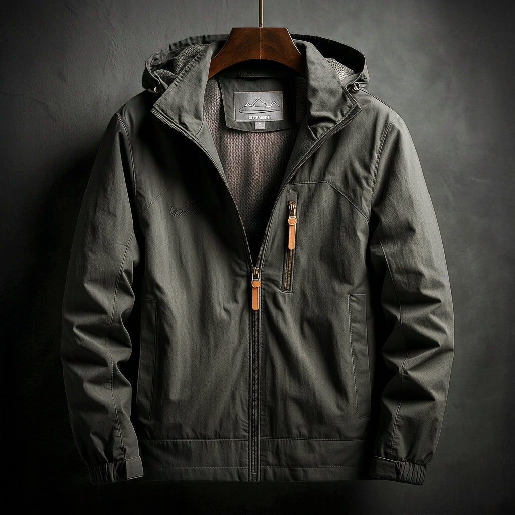 Men's Lightweight Waterproof Shell Jacket Windproof Sleek – Alton