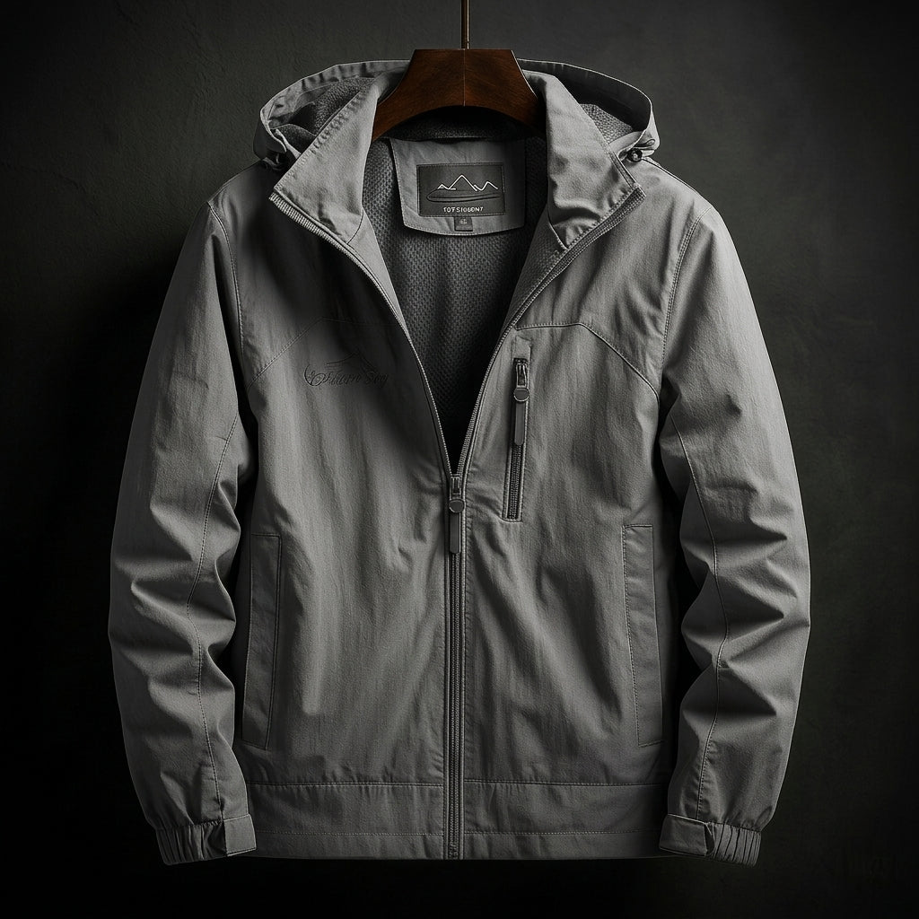 Men's Lightweight Waterproof Shell Jacket Windproof Sleek – Alton