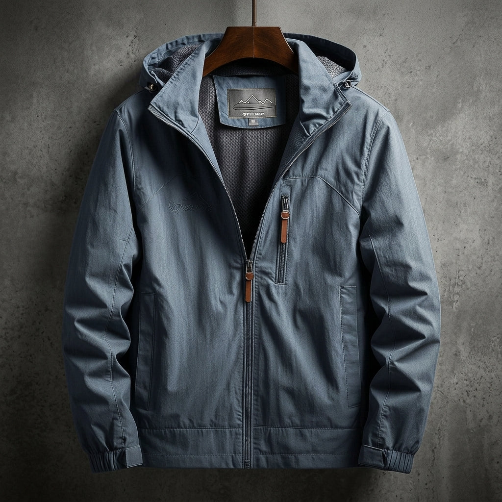 Men's Lightweight Waterproof Shell Jacket Windproof Sleek – Alton