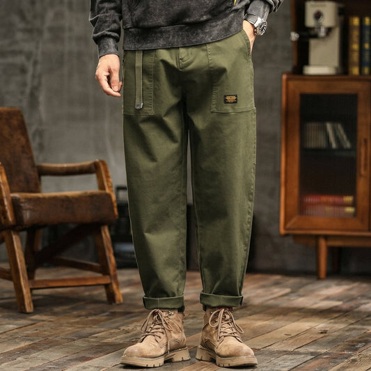 Utility Pants for Men Cotton Blend Relaxed Fit Multiple Pockets – Rowan