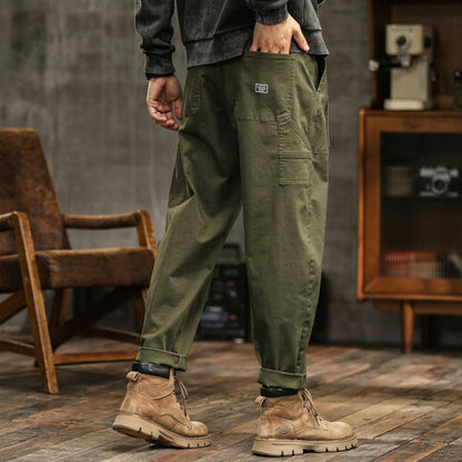 Utility Pants for Men Cotton Blend Relaxed Fit Multiple Pockets – Rowan