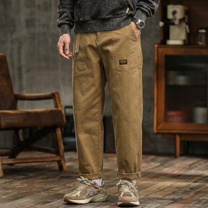 Utility Pants for Men Cotton Blend Relaxed Fit Multiple Pockets – Rowan