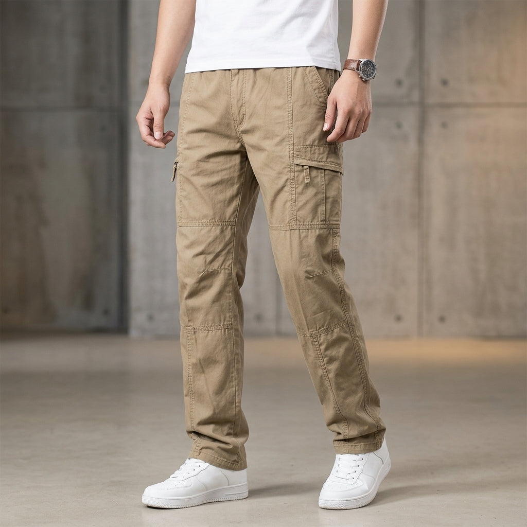 Cargo Pants Durable Cotton Blend Relaxed Fit Functional Pockets – Marlowe