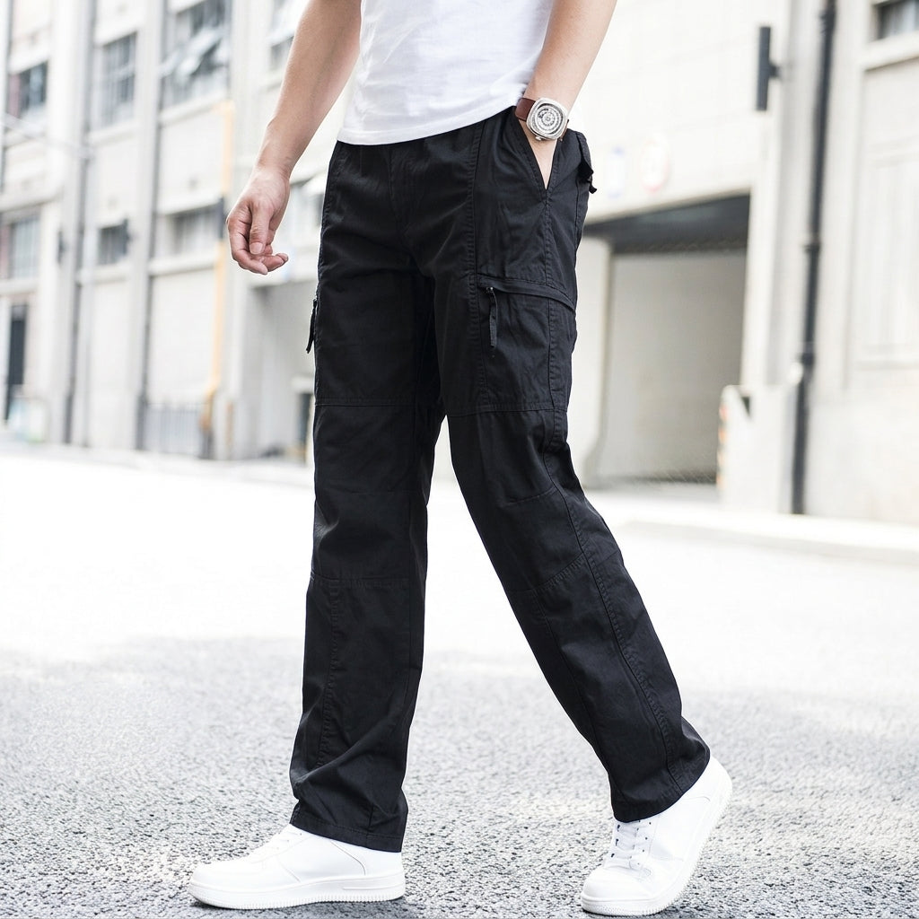 Cargo Pants Durable Cotton Blend Relaxed Fit Functional Pockets – Marlowe