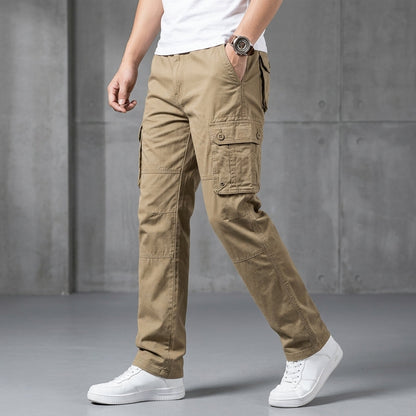 Cargo Pants Durable Cotton Blend Relaxed Fit Functional Pockets – Marlowe