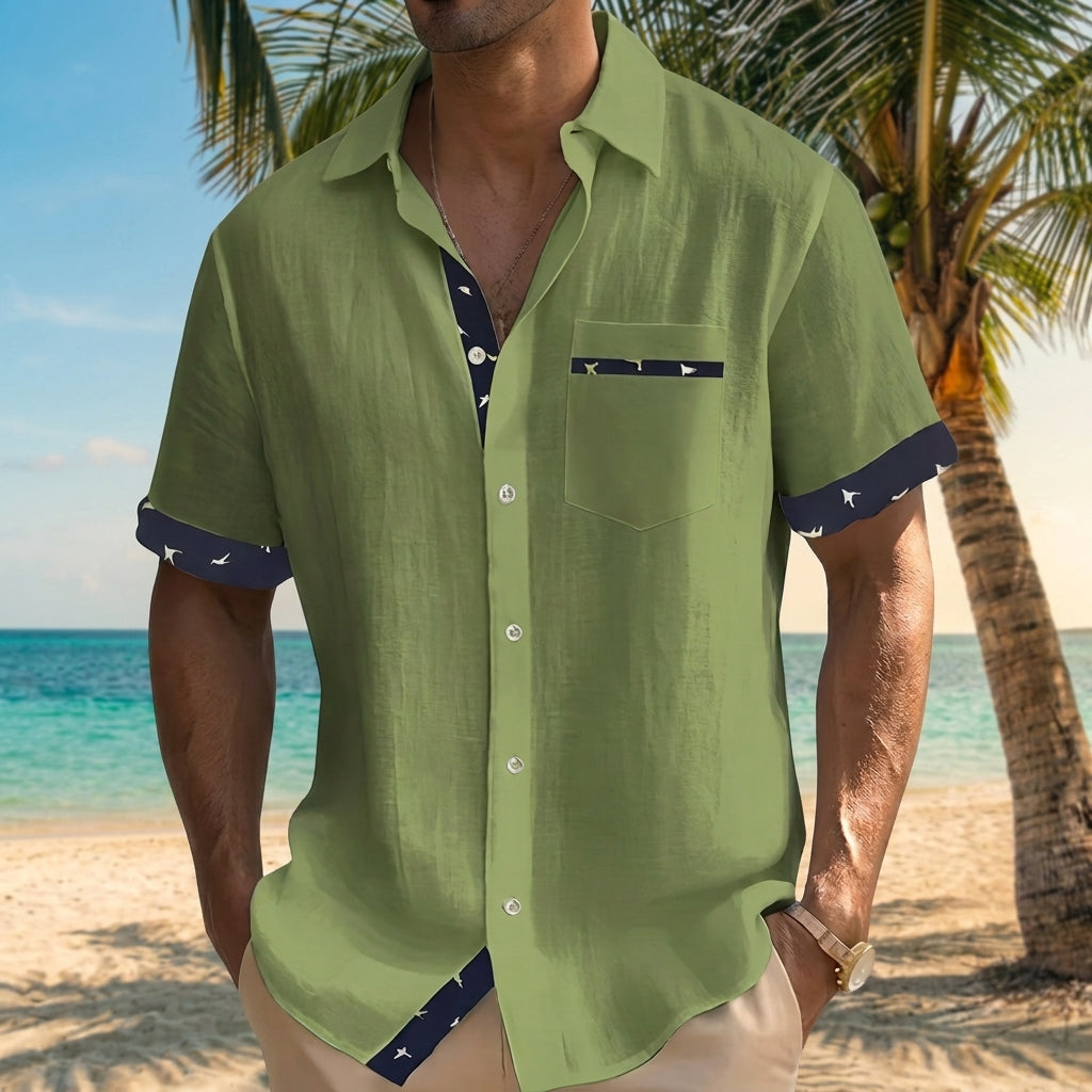 Short Sleeve Cotton Blend Shirt for Women – Marlowe