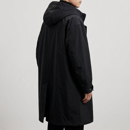 Waterproof Raincoat Polyester Blend Sleek Urban Style – Valen