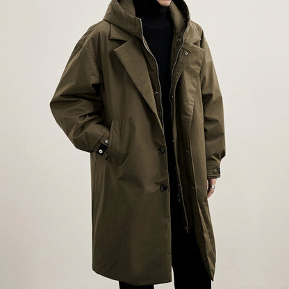 Waterproof Raincoat Polyester Blend Sleek Urban Style – Valen