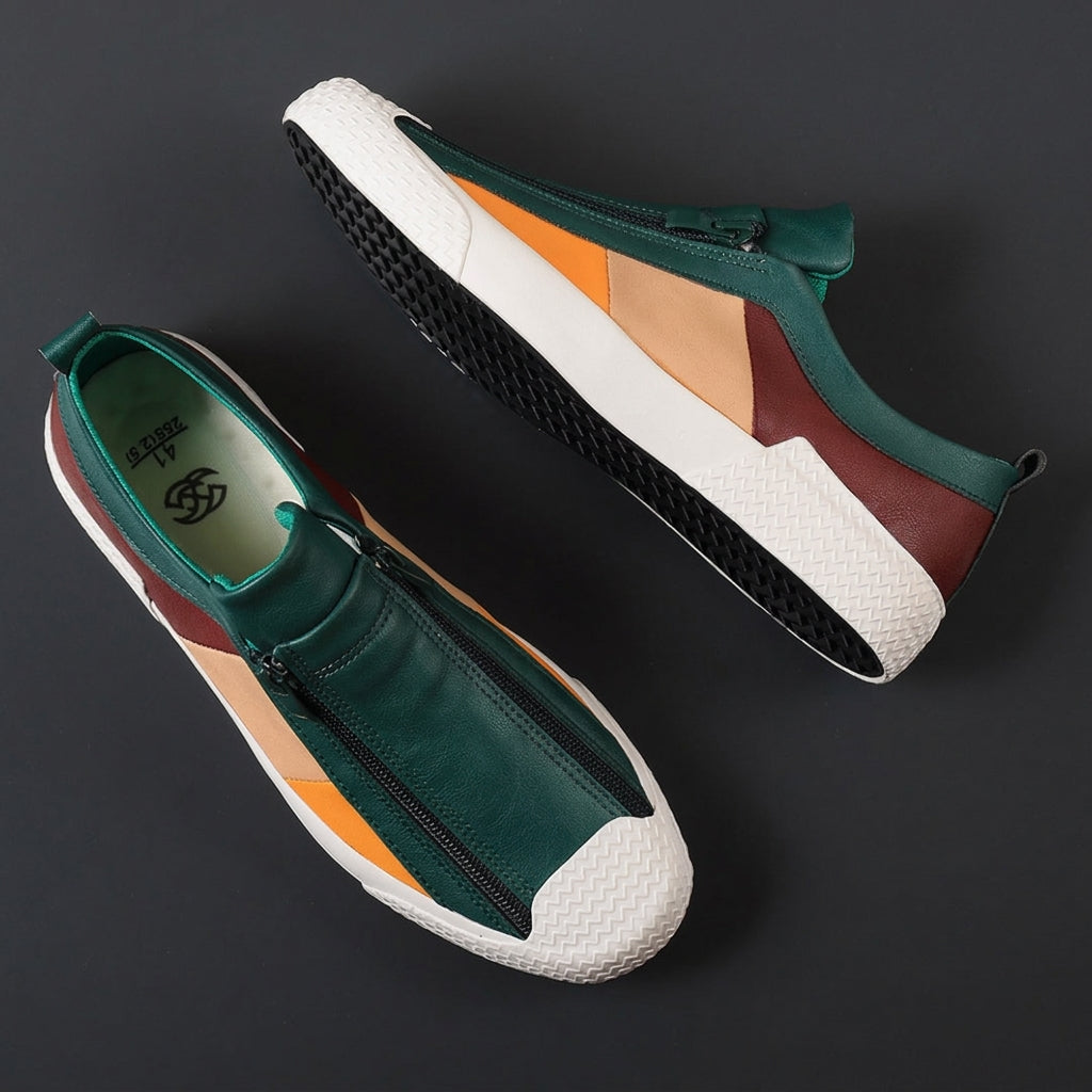 Leather Sneakers for Everyday Wear Handcrafted Modern Style – Aurelia