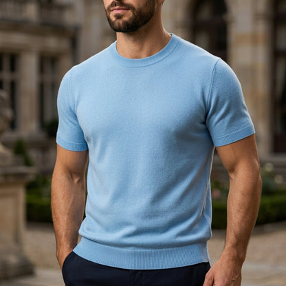 Cashmere Blend T-Shirt Refined Everyday Style – Alina