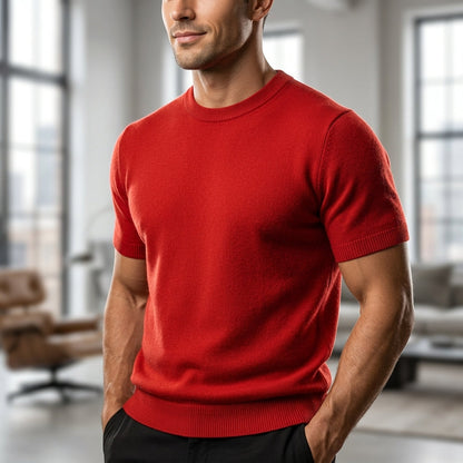 Cashmere Blend T-Shirt Refined Everyday Style – Alina