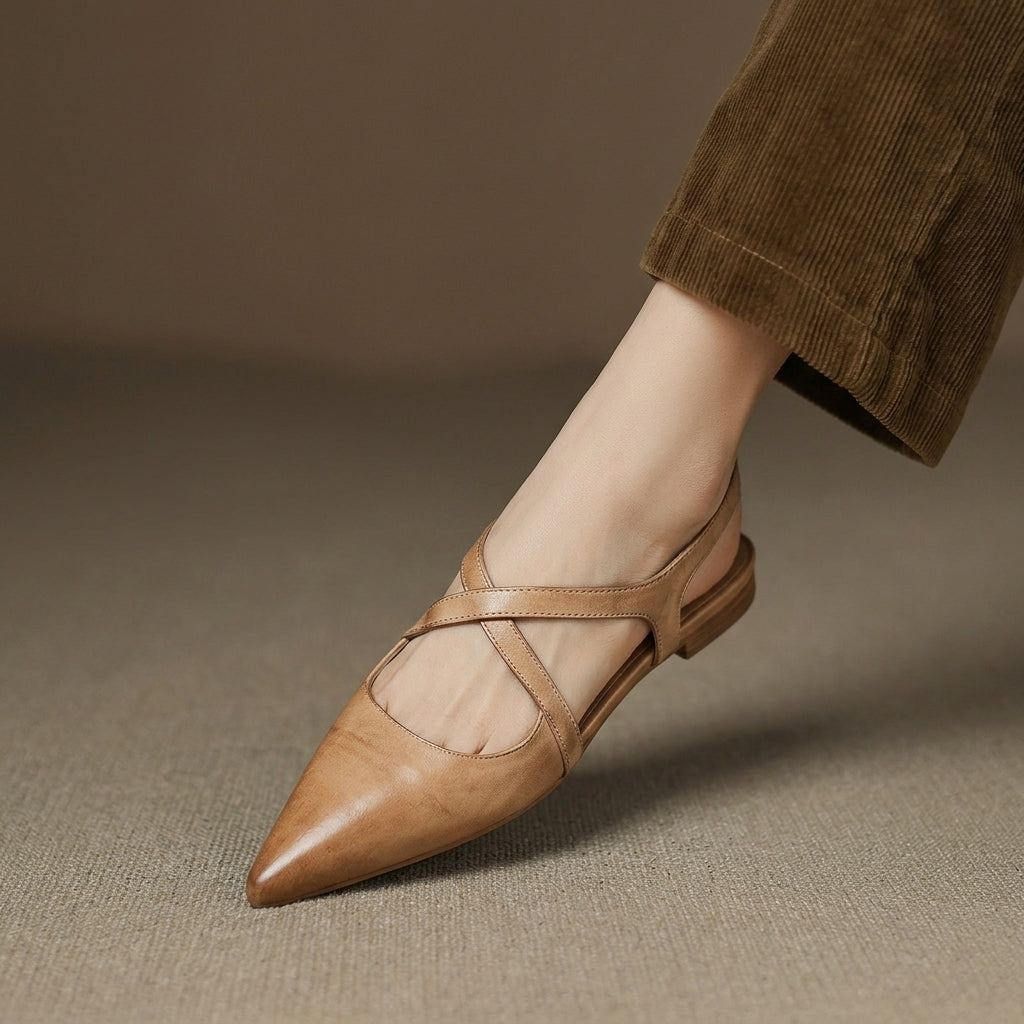 Leather Mules for Women Orthopedic Slip On Shoes – Marlowe