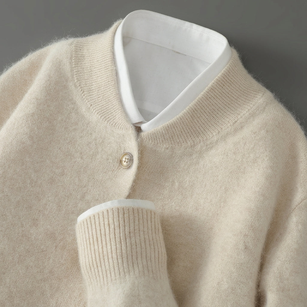 Women's Cashmere Feel Crew Neck Sweater Relaxed Fit – Marlowe