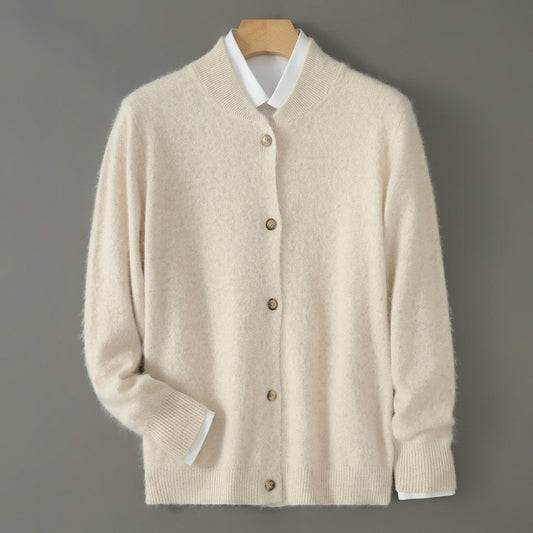 Women's Cashmere Feel Crew Neck Sweater Relaxed Fit – Marlowe