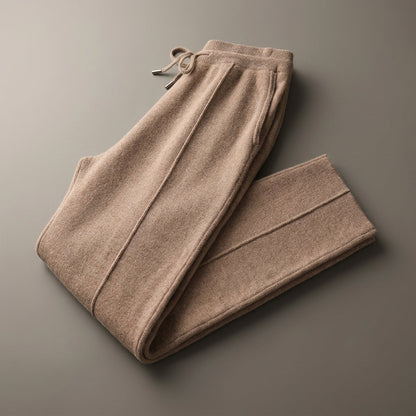 Women's Cashmere Feel Relaxed Pants Soft Drape – Marielle