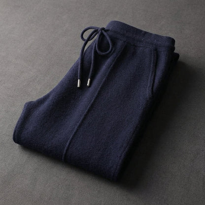 Women's Cashmere Feel Relaxed Pants Soft Drape – Marielle