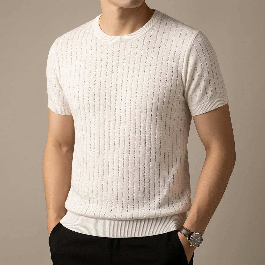 Crew Neck T-Shirt Soft Breathable Fabric Everyday Style – Alina