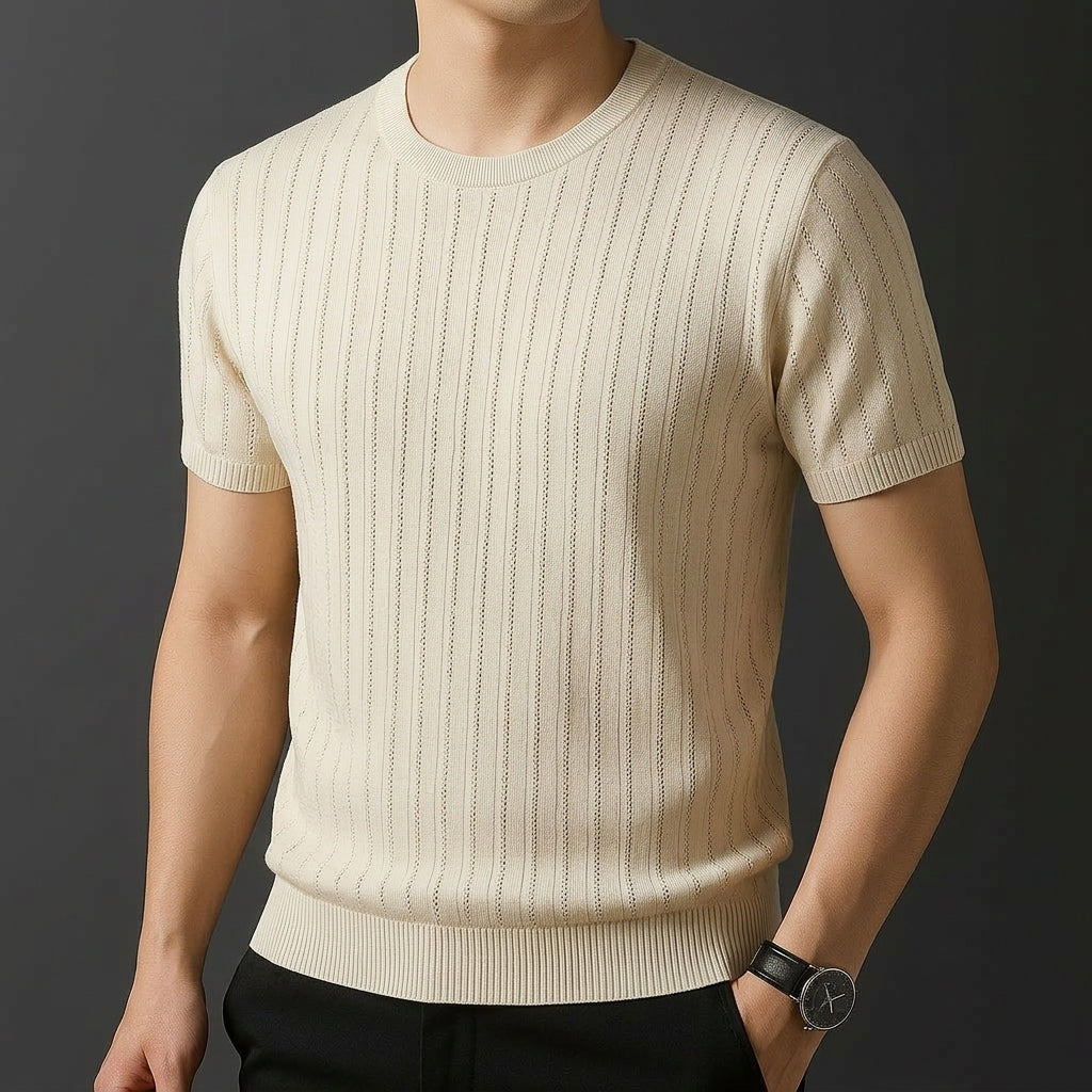 Crew Neck T-Shirt Soft Breathable Fabric Everyday Style – Alina