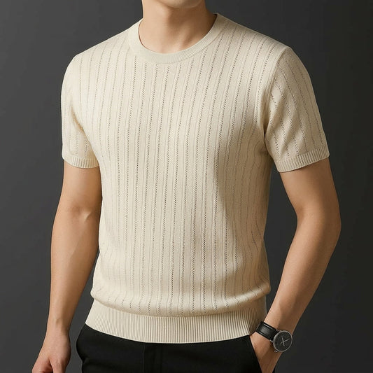 Crew Neck T-Shirt Soft Breathable Fabric Everyday Style – Alina
