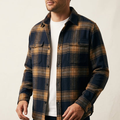 Flannel Shirt Soft Fabric Blend Relaxed Fit – Marlowe