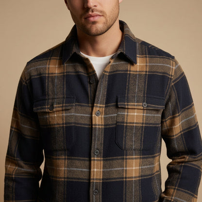 Flannel Shirt Soft Fabric Blend Relaxed Fit – Marlowe