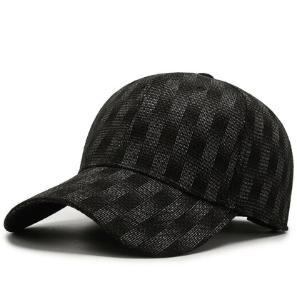 Plaid Baseball Cap Fabric Blend Adjustable Fit – Marlowe