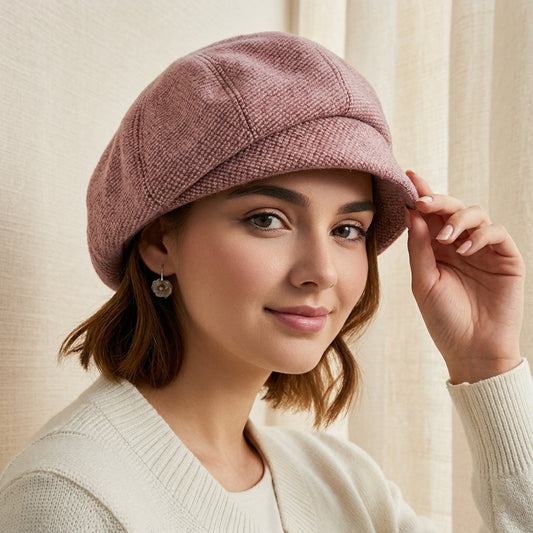 Wool Beret Classic Elegant Style – Celeste