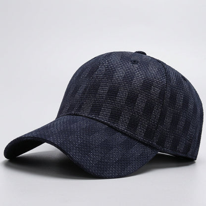 Plaid Baseball Cap Fabric Blend Adjustable Fit – Marlowe