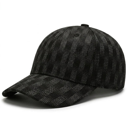 Plaid Baseball Cap Fabric Blend Adjustable Fit – Marlowe