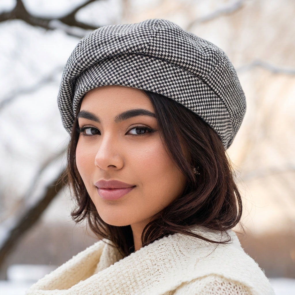 Wool Beret Classic Elegant Style – Celeste