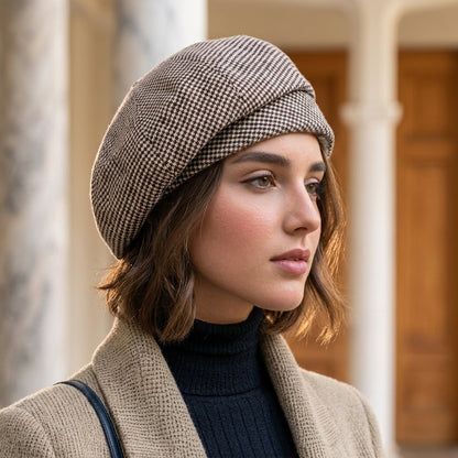 Wool Beret Classic Elegant Style – Celeste