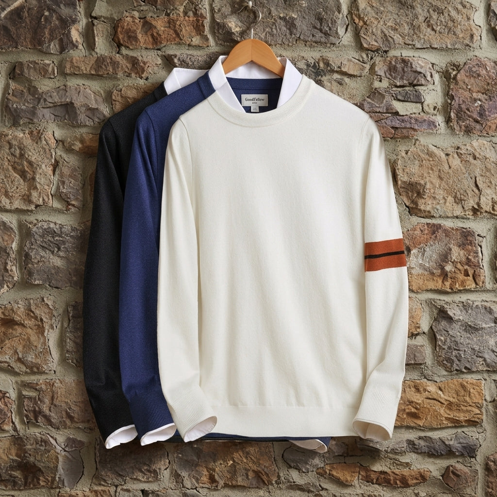 Crewneck Knit Sweater Soft Refined Blend – Marlowe
