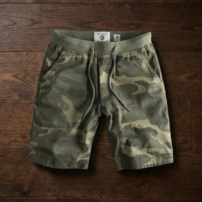 Camo Drawstring Shorts Comfortable Casual Fit – Marlowe