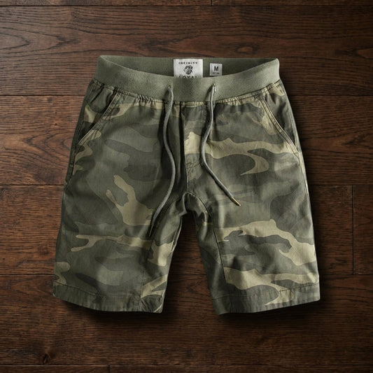 Camo Drawstring Shorts Comfortable Casual Fit – Marlowe