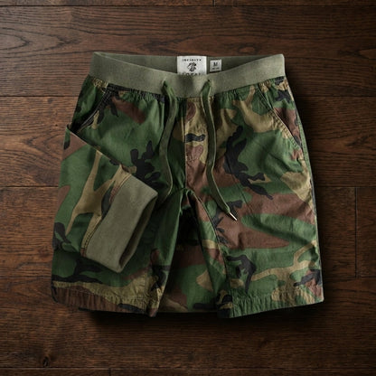 Camo Drawstring Shorts Comfortable Casual Fit – Marlowe