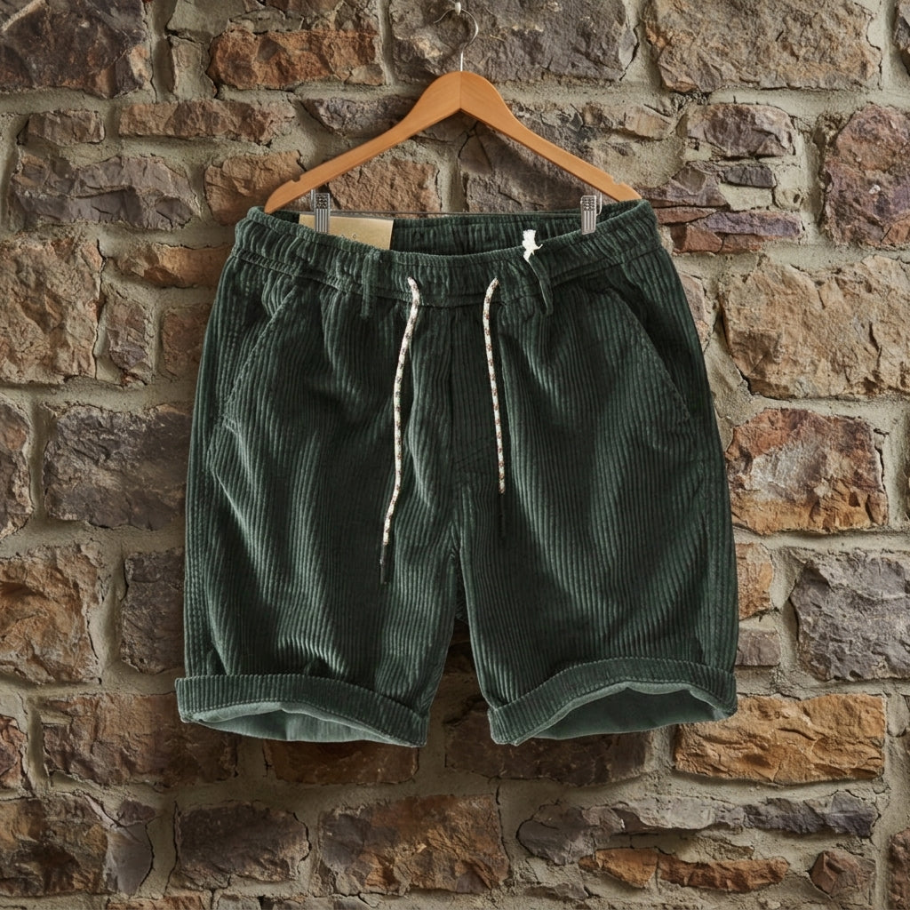 Corduroy Drawstring Shorts Relaxed Fit – Marlowe