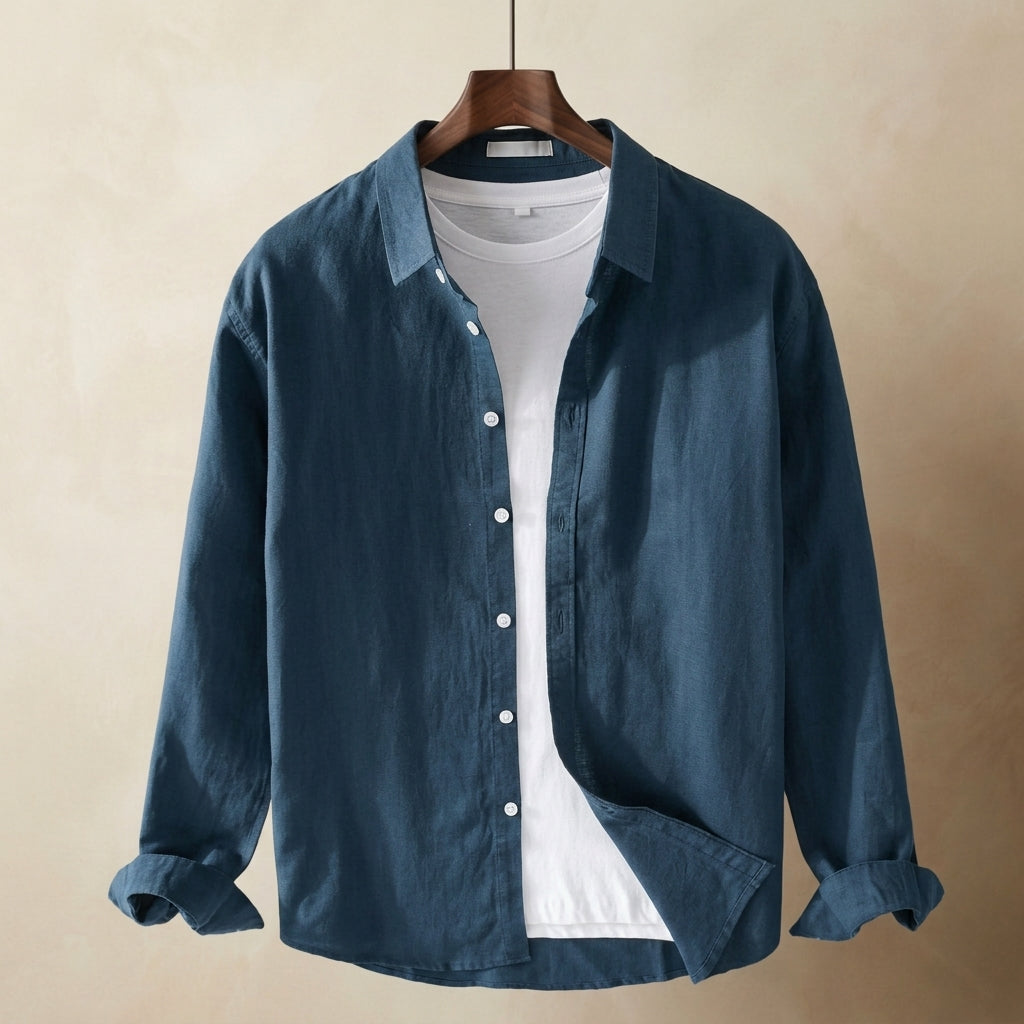 Men’s Button-Up Shirt Classic Fit Button-Down Collar – Lucien