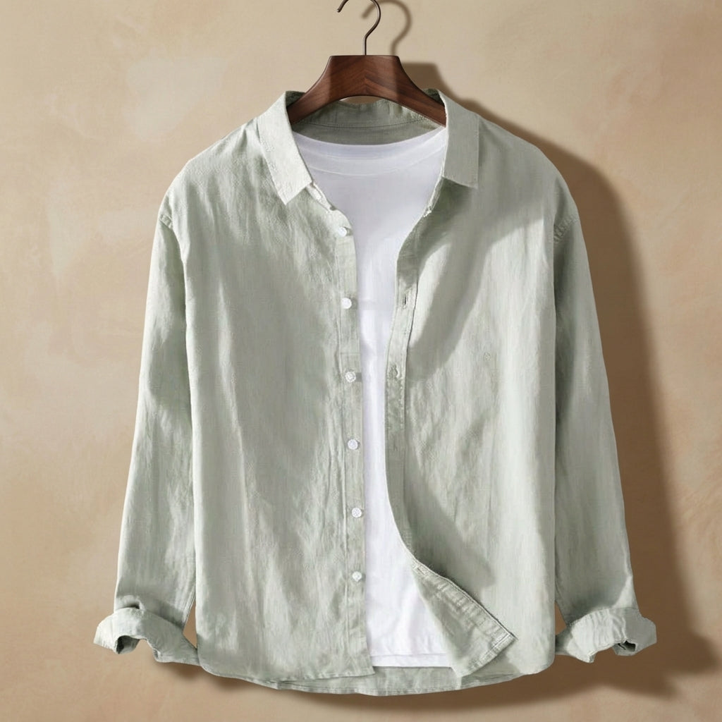 Men’s Button-Up Shirt Classic Fit Button-Down Collar – Lucien