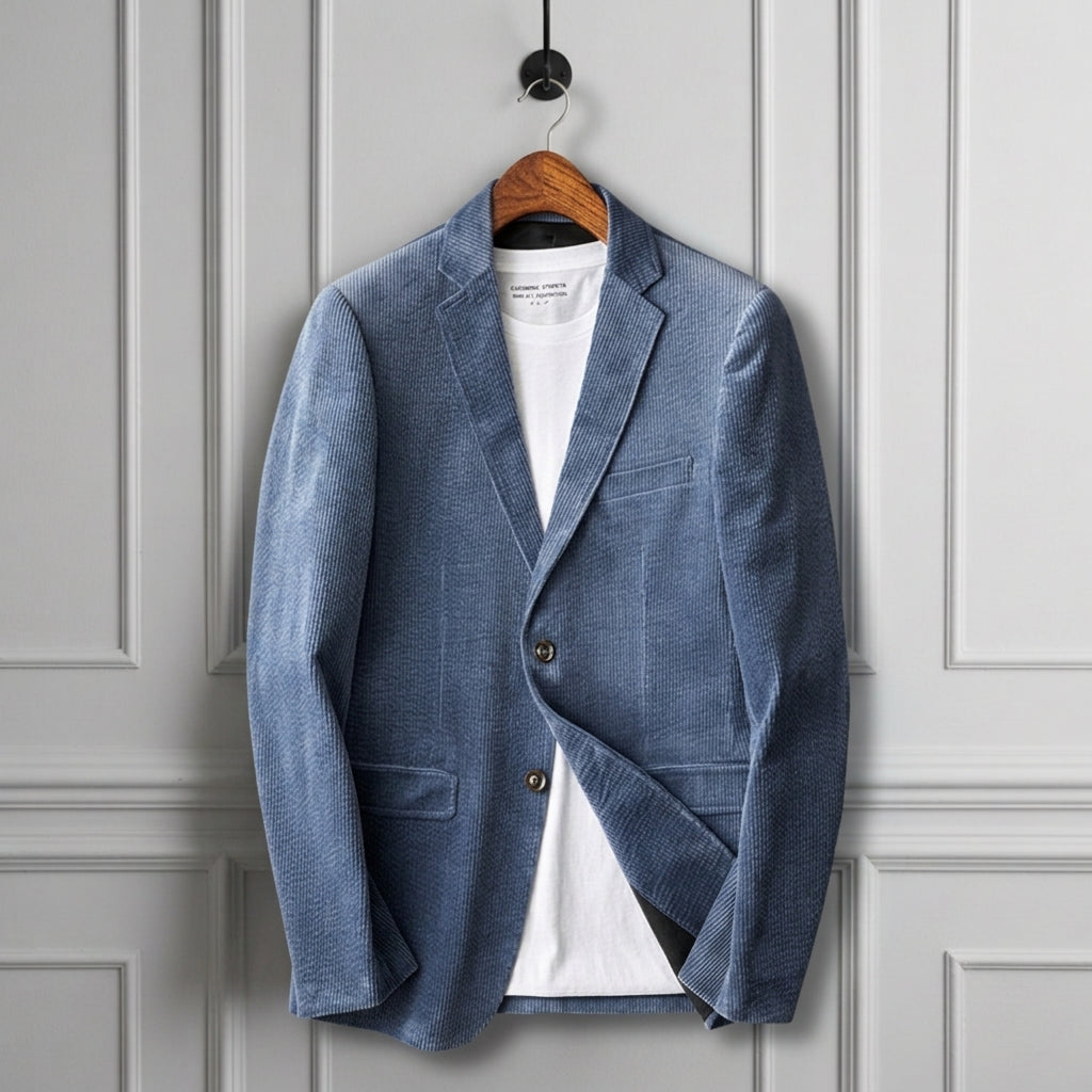 Corduroy Jacket for Women Button Front Classic Collar – Valentina