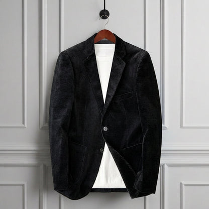 Corduroy Jacket for Women Button Front Classic Collar – Valentina