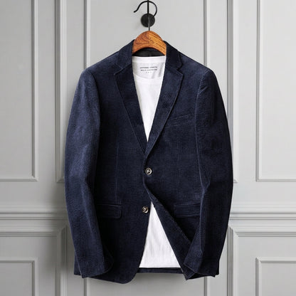 Corduroy Jacket for Women Button Front Classic Collar – Valentina