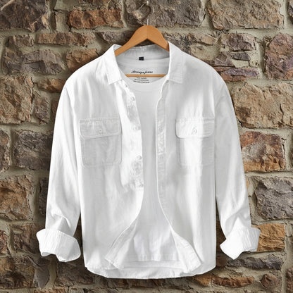 Men's Long Sleeve Shirt Refined Comfortable Fit – Laurent